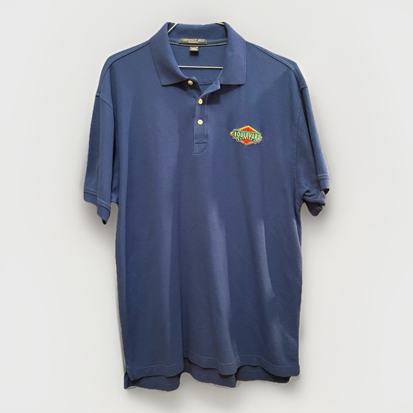 Chestnut Hill Other - Boulevard Brewing‎ Co. Embroidered Royal Blue Polo Men's Size XL